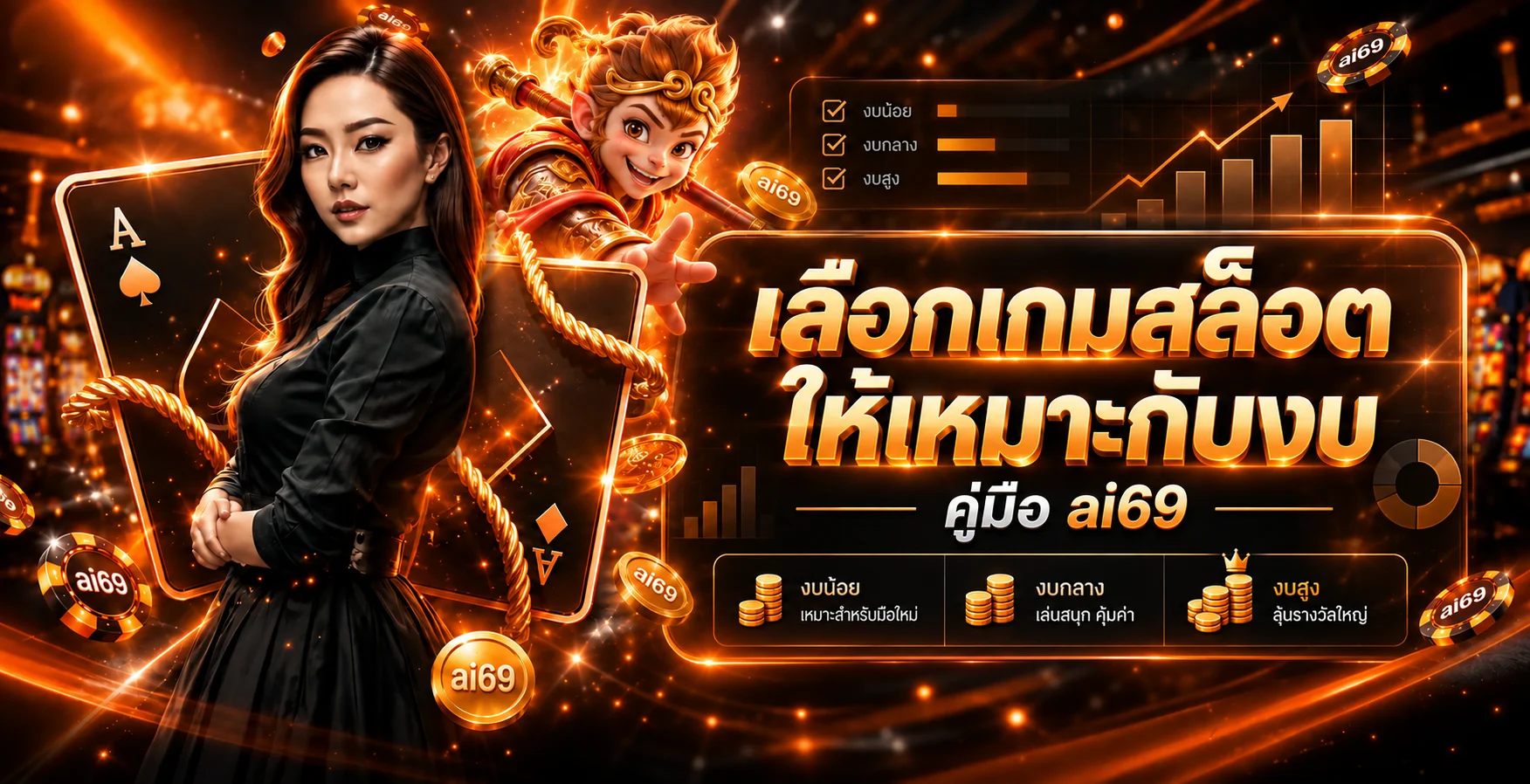 ai69 คู่มือเลือกเกมสล็อตให้เหมาะกับงบและสไตล์